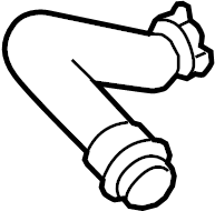 View 9A712210110 Engine Coolant Hose Full-Sized Product Image