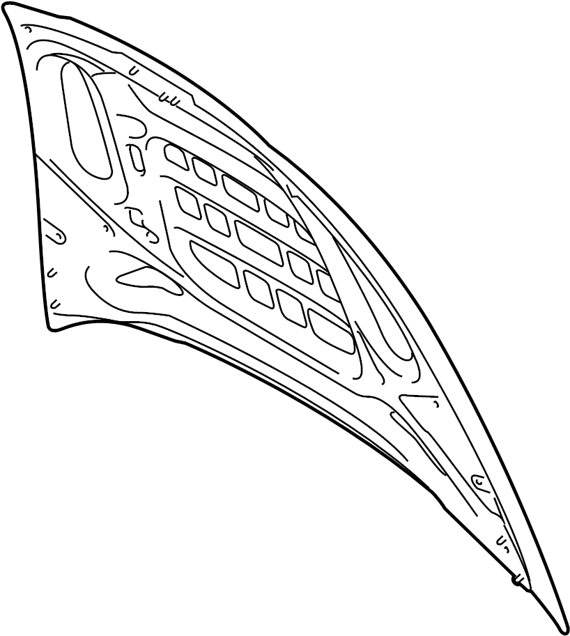 View 971823031BYGRV Hood Panel Full-Sized Product Image