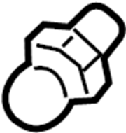 View 9A7827439 Hood Lift Support Stud Full-Sized Product Image