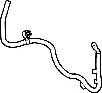View 971971235 Body Electrical Ground Strap Full-Sized Product Image