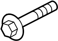 View N91251301 Transmission Crossmember Bolt Full-Sized Product Image