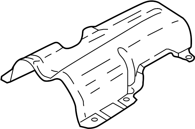 View 971804163D Floor Pan Heat Shield (Front, Rear) Full-Sized Product Image