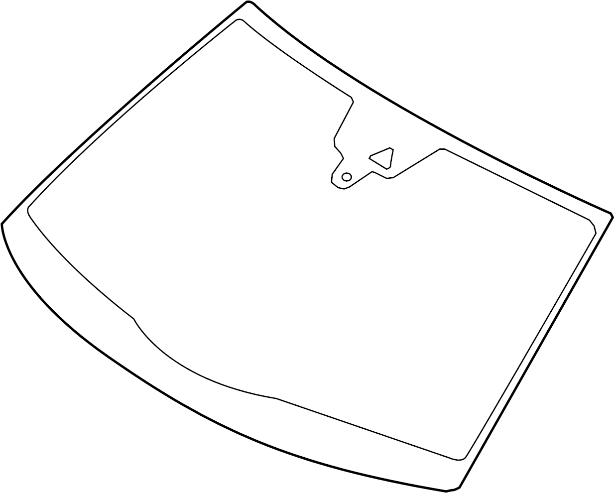 View 971845099ACNVB Windshield Full-Sized Product Image