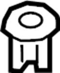 View 95857241900 Cowl Panel Drain Valve Full-Sized Product Image