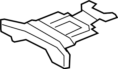 View 9A786482500 Engine Compartment Insulation (Lower) Full-Sized Product Image