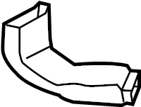 View 9A781963300 Instrument Panel Air Duct (Rear, Lower) Full-Sized Product Image