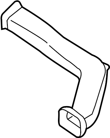 View 971820158A Instrument Panel Air Duct (Front) Full-Sized Product Image