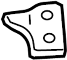 View 971035627 Radio Speaker Bracket Full-Sized Product Image