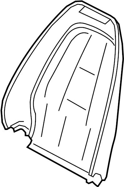 View 971881971A80 Seat Back Panel (Rear) Full-Sized Product Image