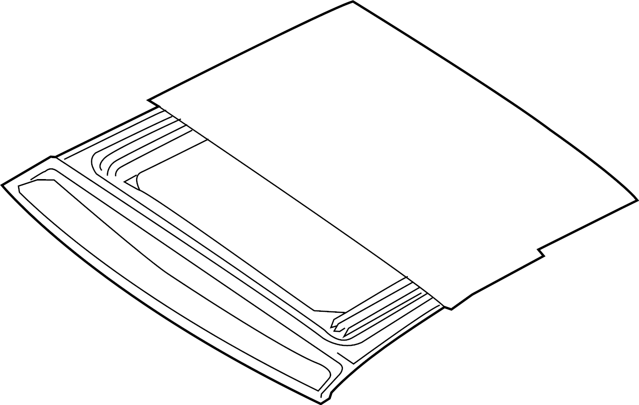 View 971877043Y Sunroof Frame Full-Sized Product Image