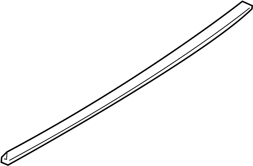 View 971839475B041 Door Belt Molding Full-Sized Product Image