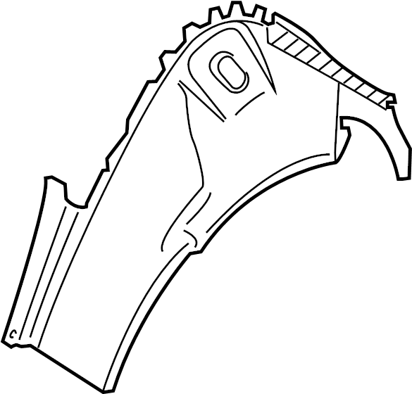 View 971809313AYGRV Wheel Housing Side Panel Full-Sized Product Image