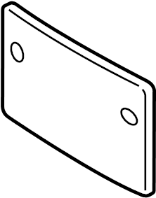 View 970701105011E0 License Plate Bracket Full-Sized Product Image