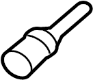 View 99919010430 Rivet. Bumper. (Lower) Full-Sized Product Image