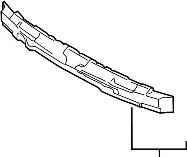 View 97050577903 Bumper Impact Absorber Full-Sized Product Image