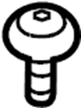 View PAF007815 Bumper Cover Screw Full-Sized Product Image