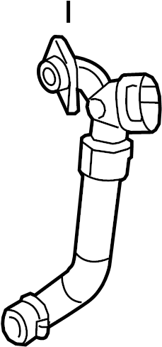 View 97010623205 Radiator Coolant Hose (Front, Upper, Lower) Full-Sized Product Image
