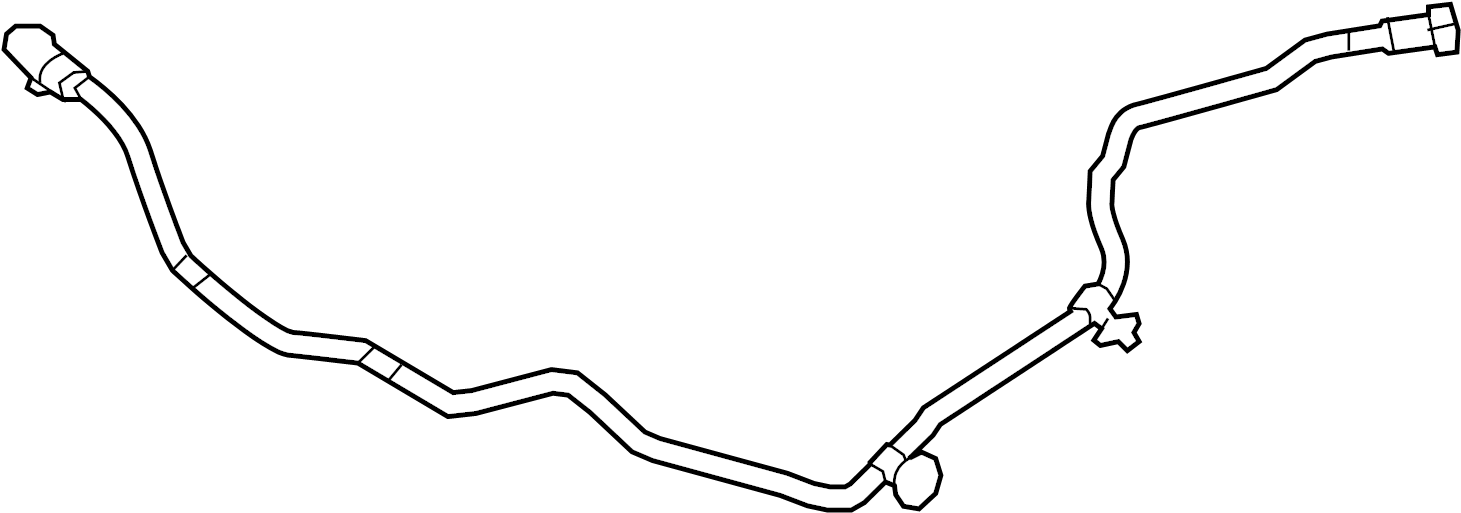 View 97010632001 Engine Coolant Overflow Hose Full-Sized Product Image