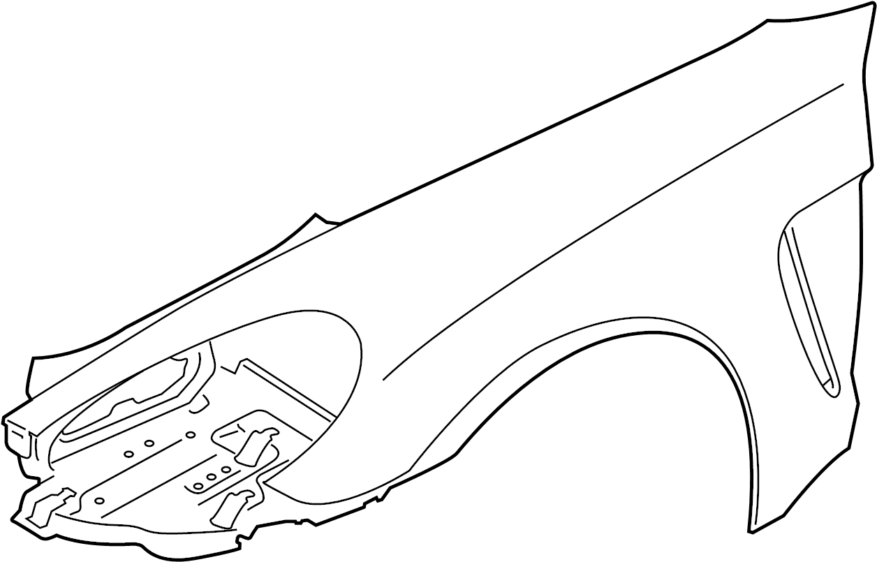 View 97050303103GRV Fender (Front) Full-Sized Product Image