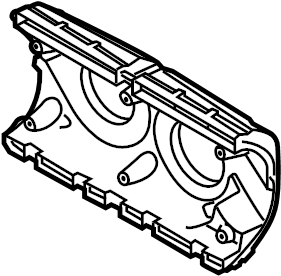 View 95857202400 Drive Motor Battery Pack Cooling Fan Housing Full-Sized Product Image