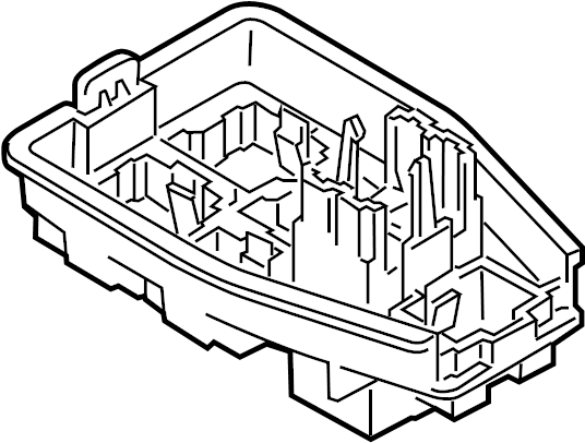 View 97061044500 Fuse Box. Relay Carrier 1. Relay plate.  Full-Sized Product Image