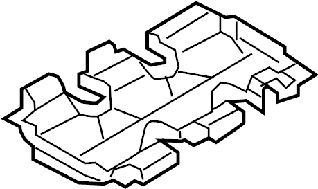 View 95810714200 Engine Oil Sump Windage Tray Full-Sized Product Image