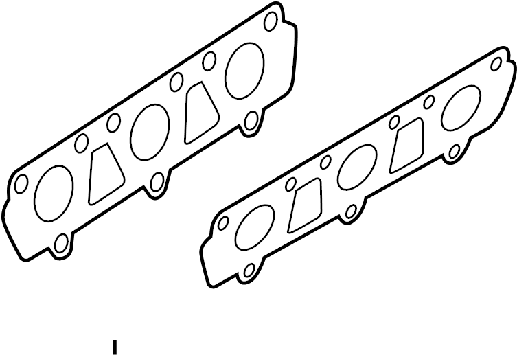 View 95811118110 Exhaust Manifold Gasket Full-Sized Product Image