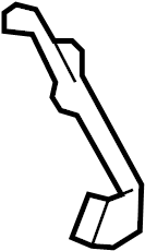 View 97011105015 Exhaust System Hanger Bracket Full-Sized Product Image