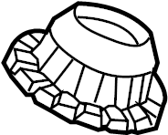 View 97034351101 Seat. Spring insulator. Spring Rest. (Lower) Full-Sized Product Image