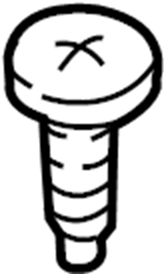 View 99959000240 Cowl Grille Panel Screw. Cowl top Panel retainer Screw. Locking Bolt.  Full-Sized Product Image