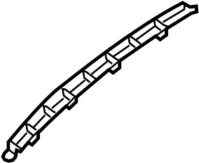 View 97055237500OA6 Dashboard Air Vent Trim Full-Sized Product Image