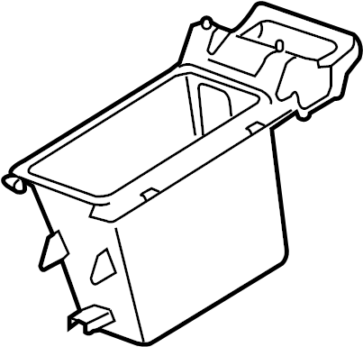 View 97055330303 Console Compartment (Rear) Full-Sized Product Image