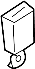 View 97080318600 Seat Belt Receptacle Full-Sized Product Image