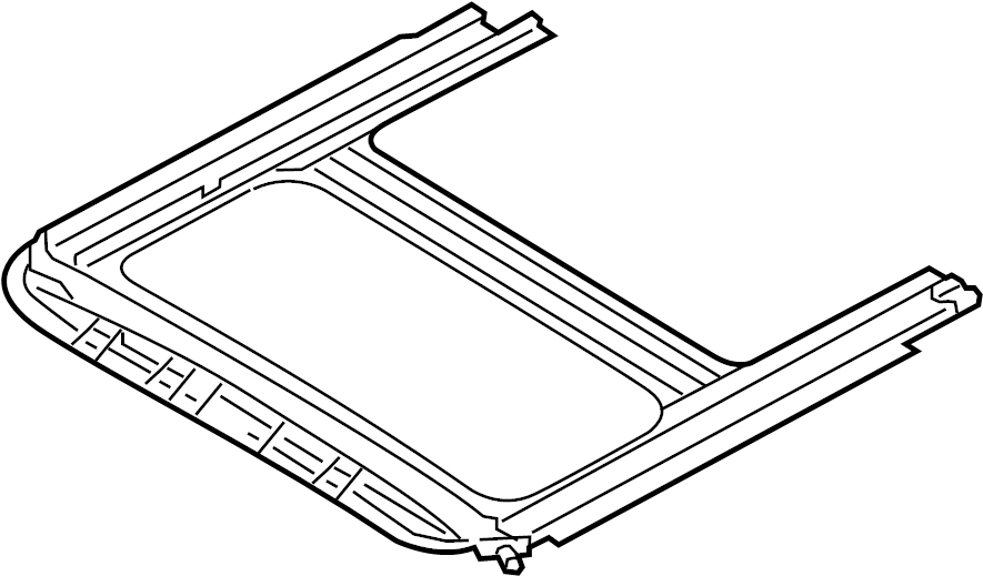 View 97056408102 Sunroof Frame Full-Sized Product Image