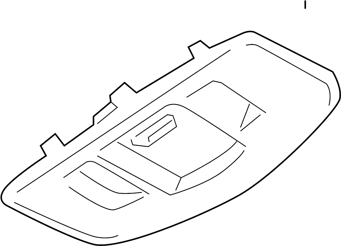 View 970632065011R0 Dome Light (Rear) Full-Sized Product Image