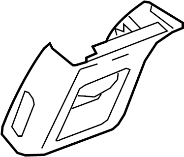 View 970555194106F2 Door Pillar Post Trim Set (Upper, Lower) Full-Sized Product Image