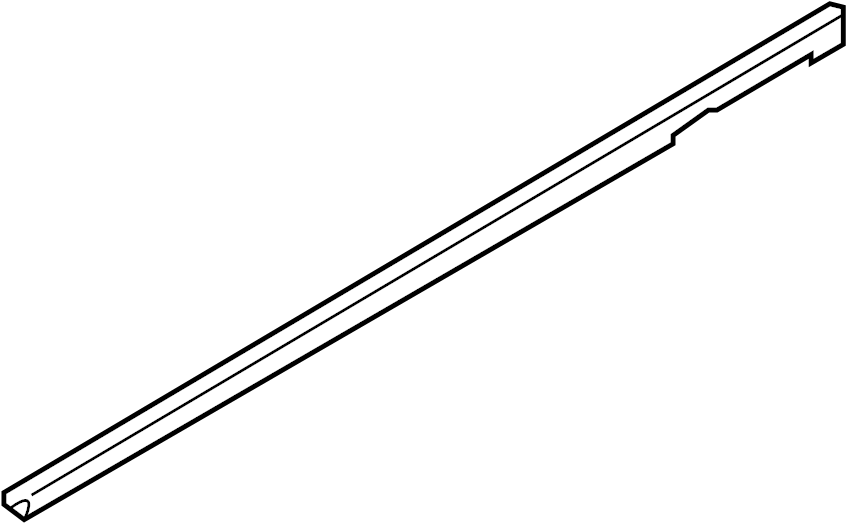 View 97053715604A78 Door Belt Molding Full-Sized Product Image
