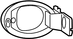 View 97050419410 Fuel Filler Housing Full-Sized Product Image