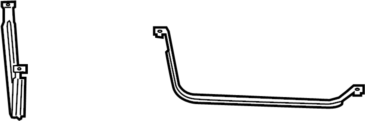 View 97020110500 Fuel Tank Strap Full-Sized Product Image