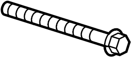 View 99907285701 Suspension Control Arm Bolt (Front, Rear, Lower) Full-Sized Product Image