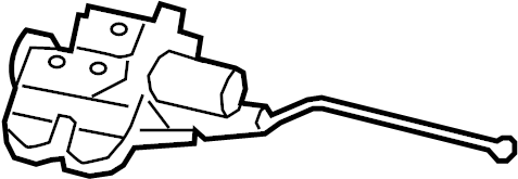View 97051205305 Lock. Latch. (Upper) Full-Sized Product Image