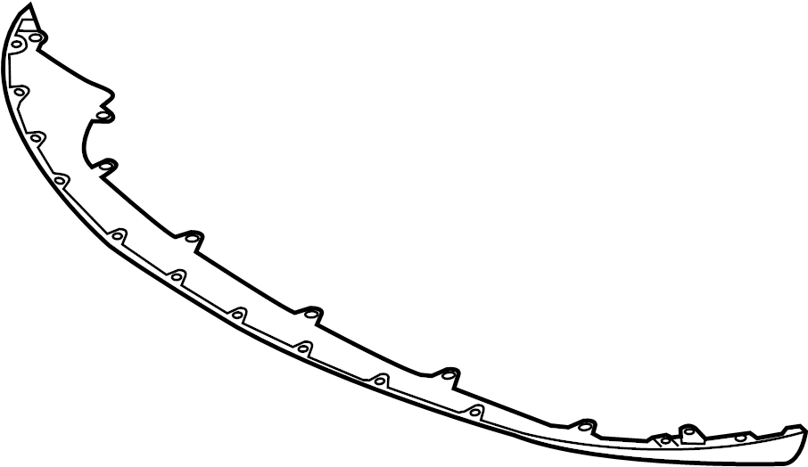 View 95B807061K1E0 Spoiler (Front, Lower) Full-Sized Product Image