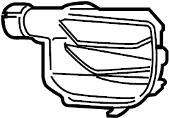 View 95B807682BG2X Grille (Lower) Full-Sized Product Image