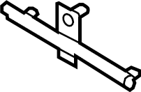 View 95B907699A Cruise Control Distance Sensor Bracket (Rear) Full-Sized Product Image