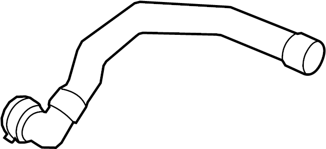 View 95B122101D Radiator Coolant Hose (Upper) Full-Sized Product Image