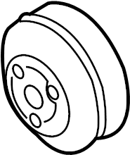 View 94610609175 Engine Water Pump Pulley Full-Sized Product Image