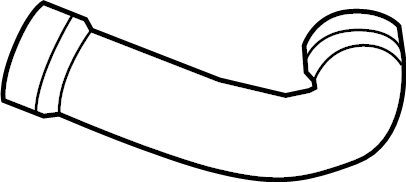View 95B145709A Intercooler Pipe (Front, Rear, Upper) Full-Sized Product Image