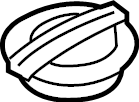 View 95810644700 Radiator Cap Full-Sized Product Image