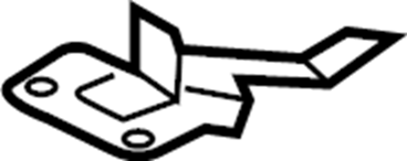 View 95B260089B A/C Compressor Bracket (Lower) Full-Sized Product Image