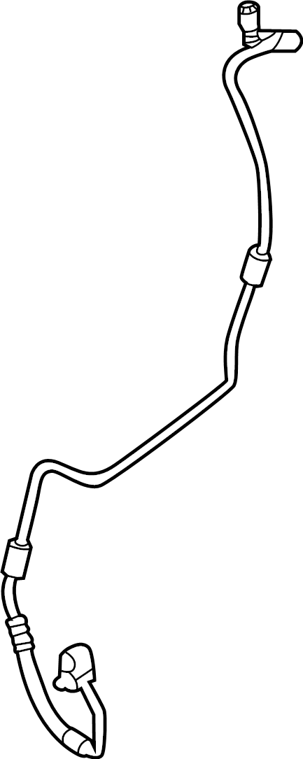 View 95B260710J A/C Refrigerant Liquid Hose Full-Sized Product Image